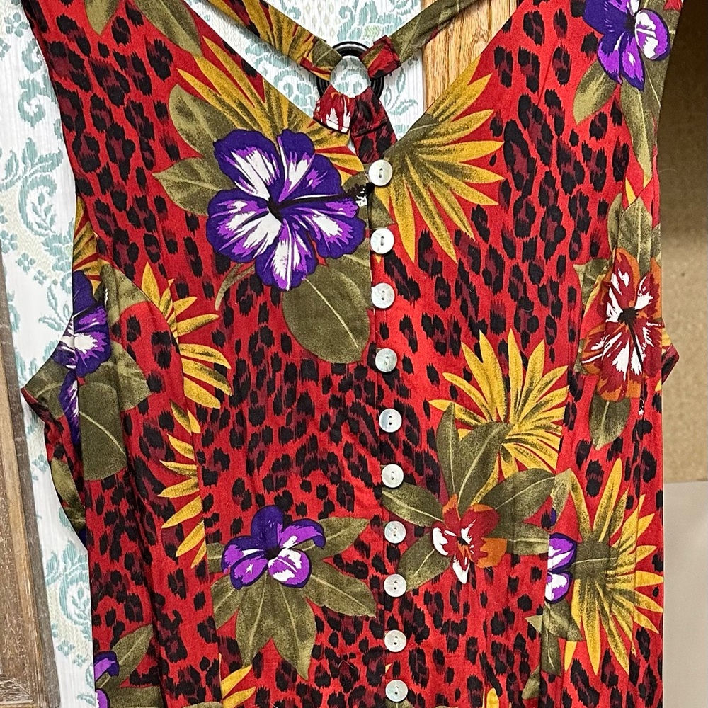 Floral Button-Down Women Dress
